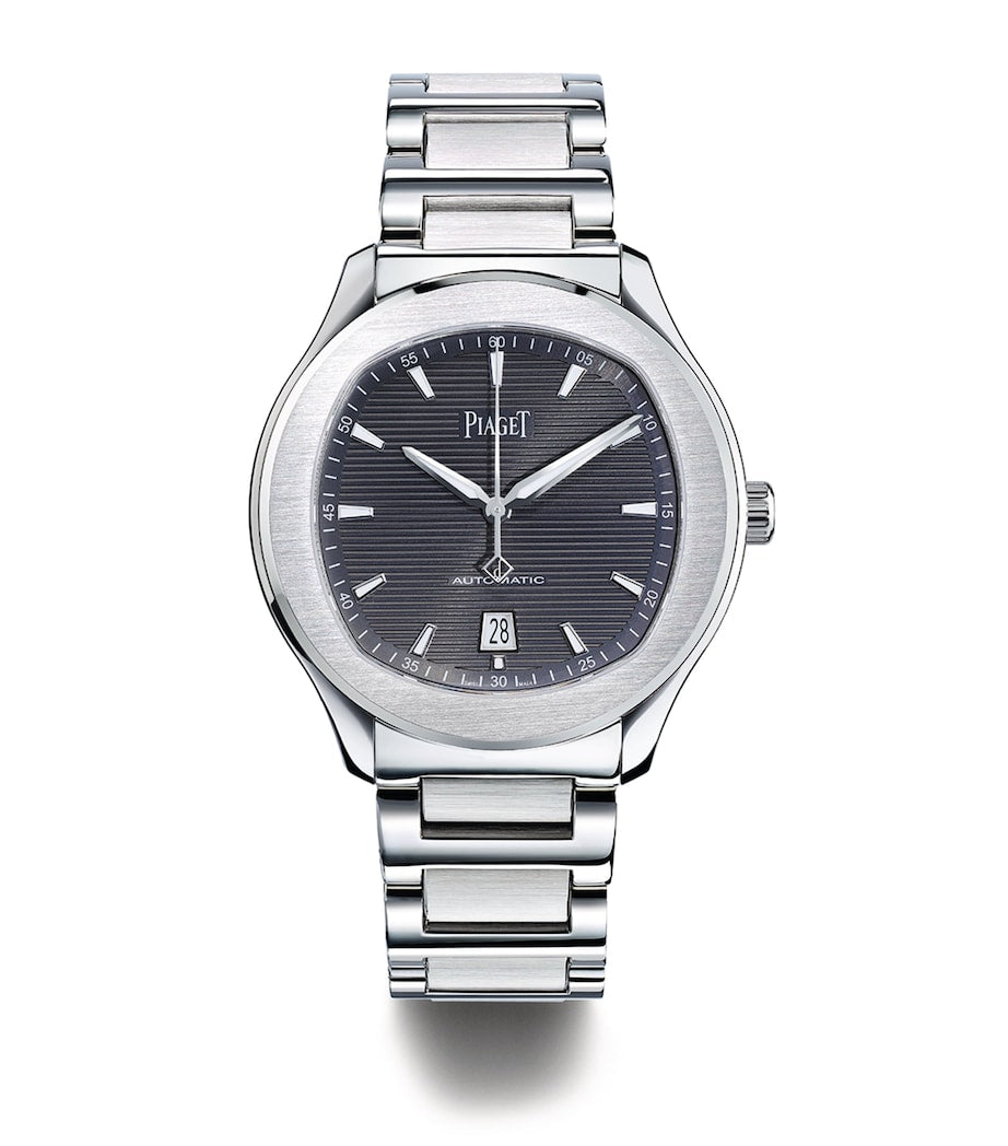 Piaget Stainless Steel Polo Date Watch 42mm
