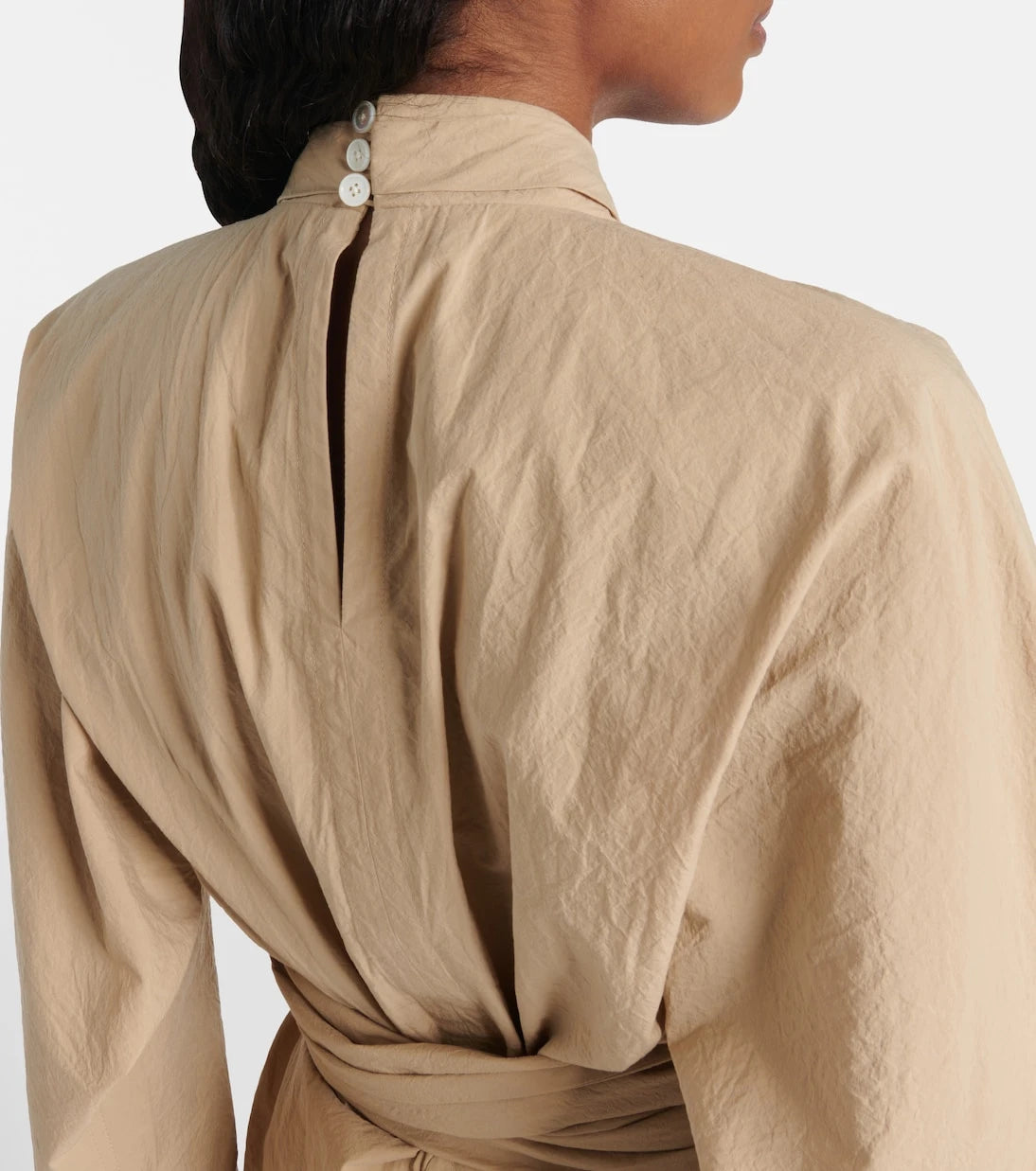 Lemaire - Belted cotton top