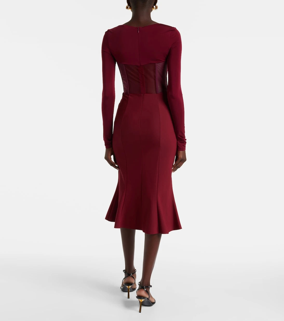 Nensi Dojaka - Paneled corset dress