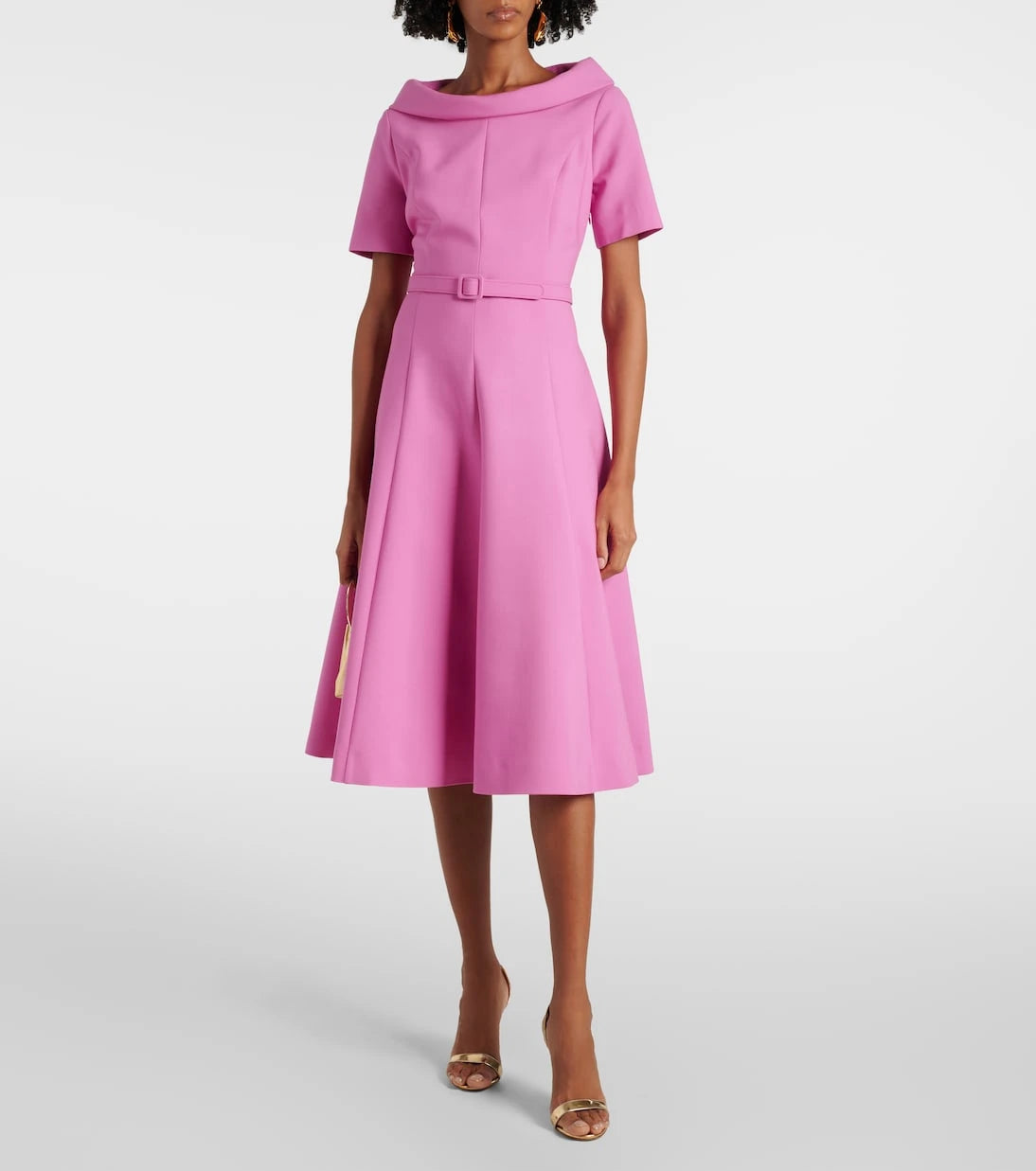 Oscar de la Renta - Wool-blend midi dress