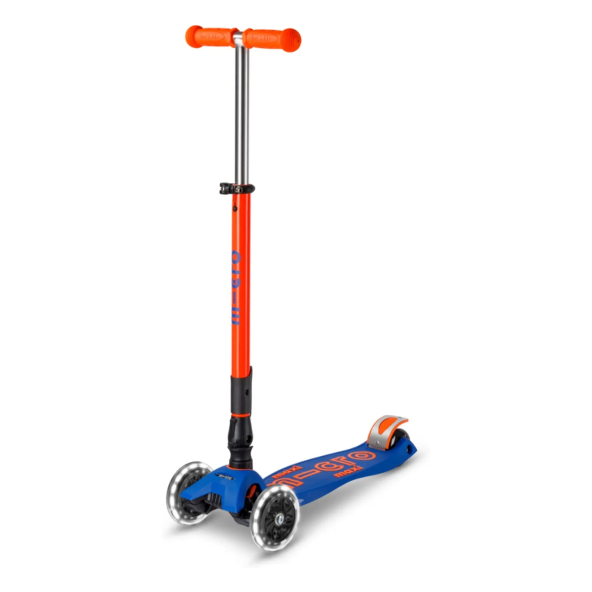 Micro - Maxi Foldable Neon LED Scooter | Orange