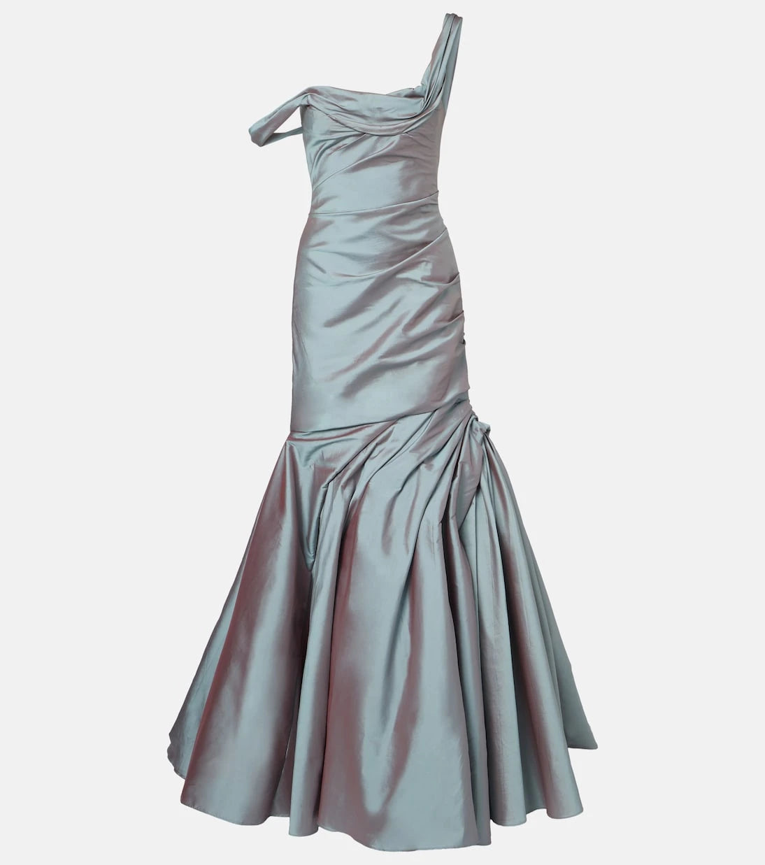 Marmar Halim - Asymmetric ruched gown