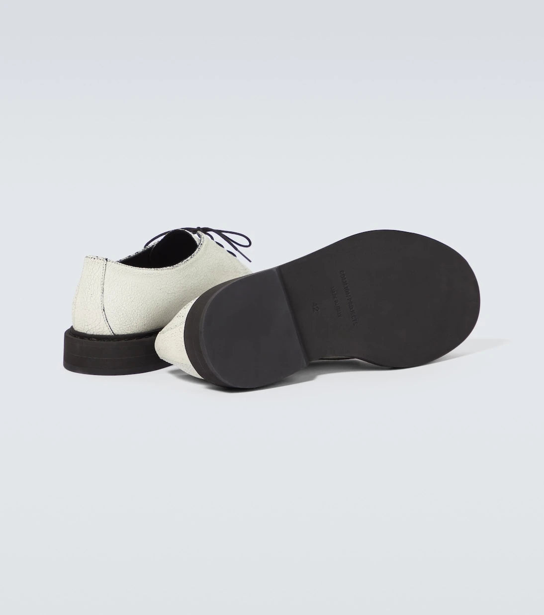 Common Projects - Cracked leather Derby shoes
