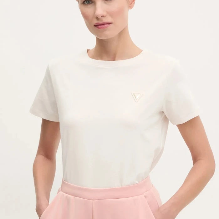 Guess тениска дамска от памук с еластан COLETTE