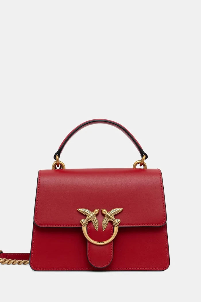 Pinko kadın deri crossbody çanta
