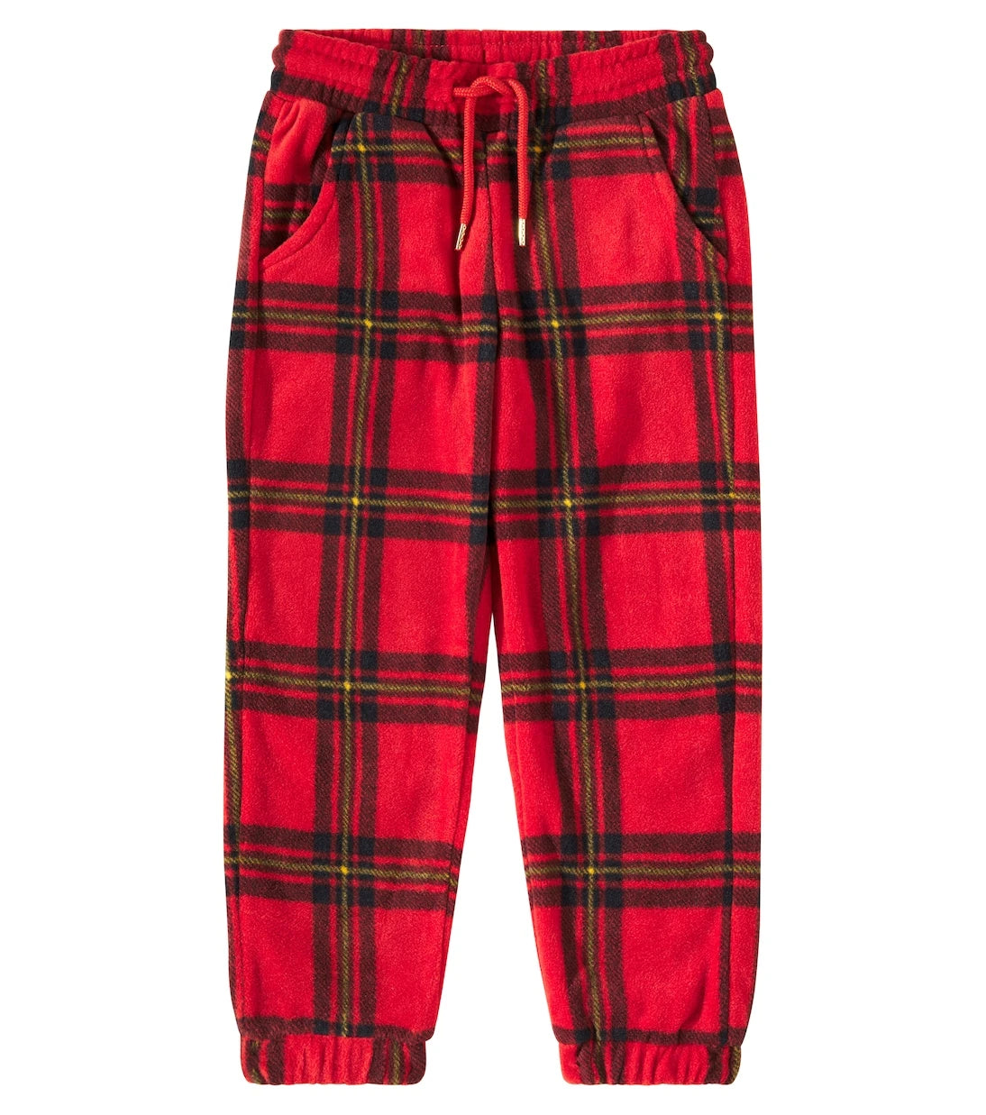 Mini Rodini - Checked fleece sweatpants