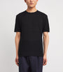 Barena Black Linen-Cotton T-Shirt