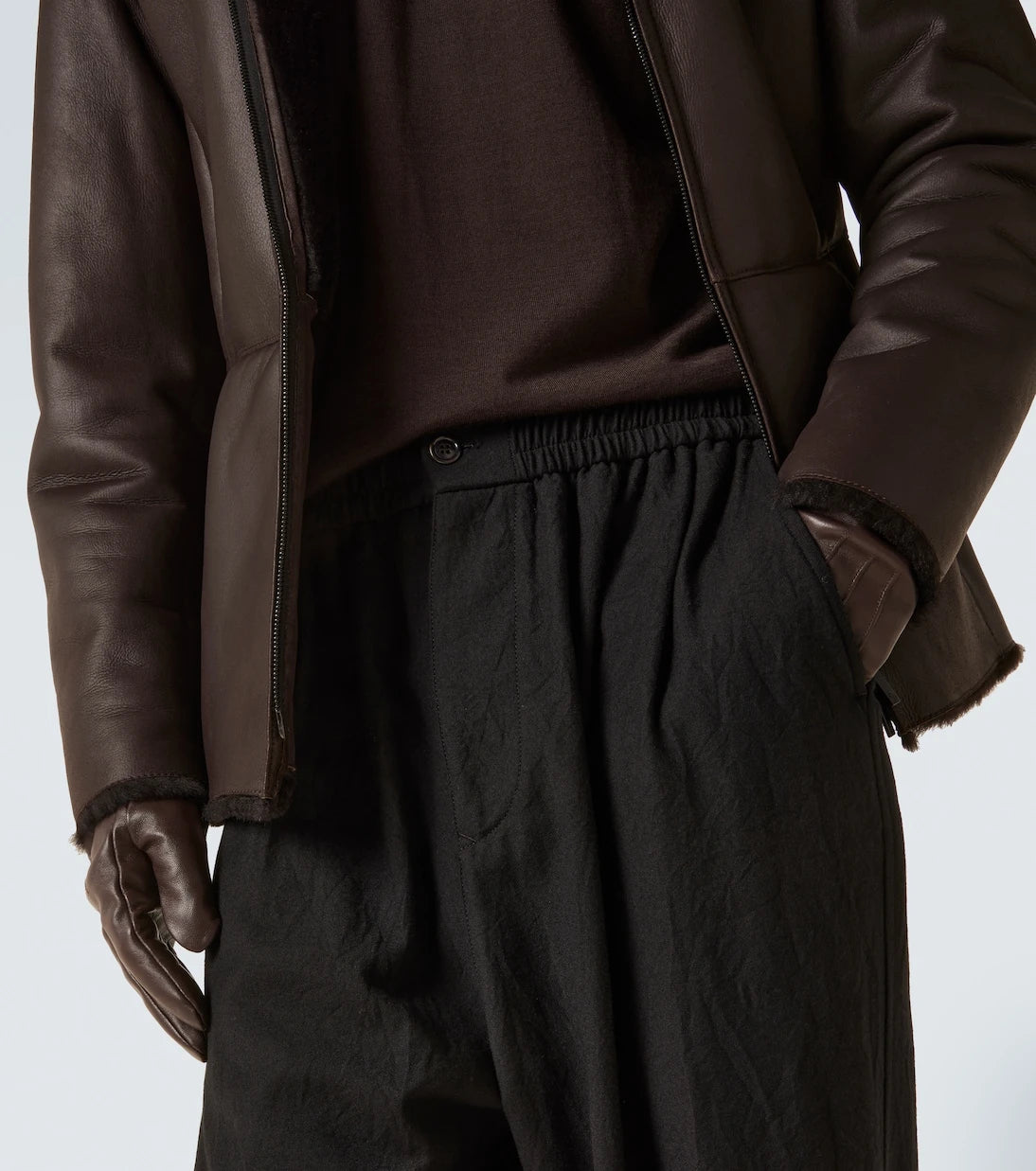 Giorgio Armani - Virgin wool straight pants