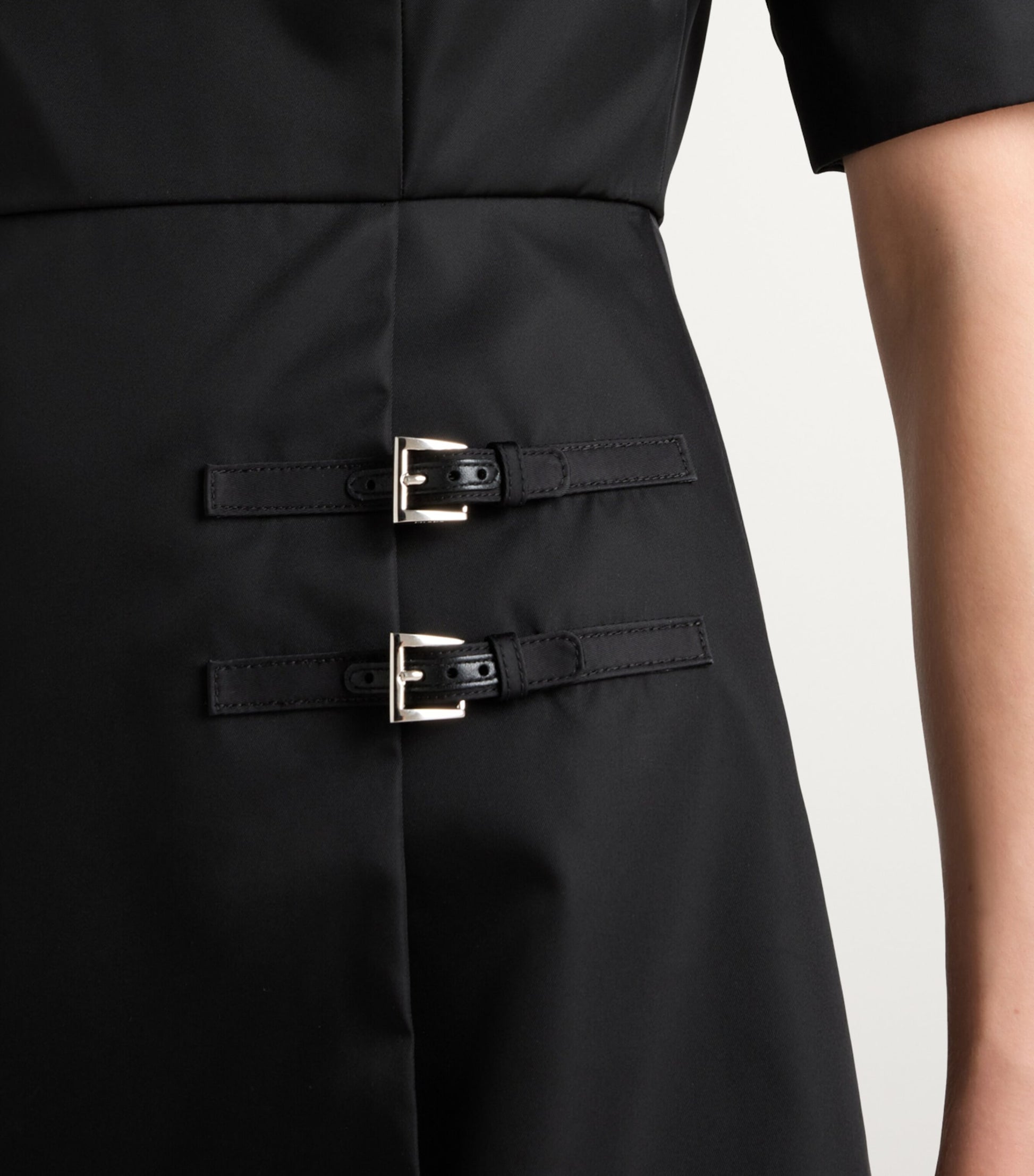 Prada Black Re-Nylon Mini Dress