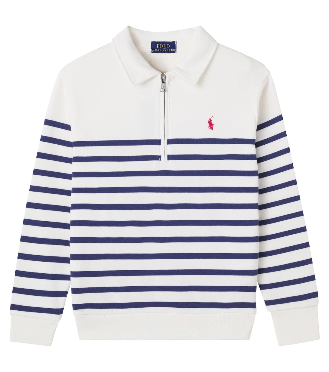 Polo Ralph Lauren Kids - Striped cotton-blend sweatshirt