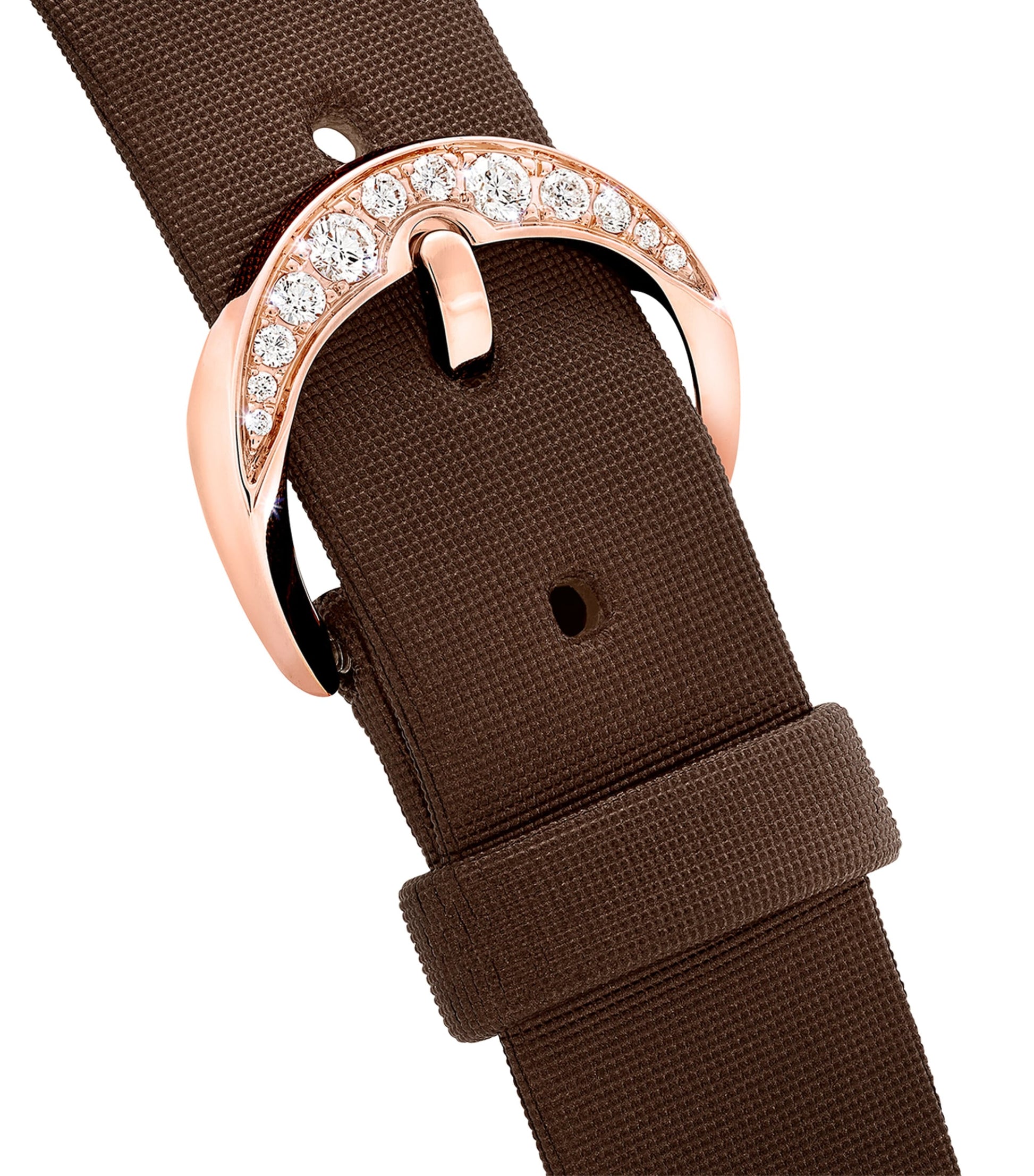 Rose Gold and Diamond Spiral Watch 23mm