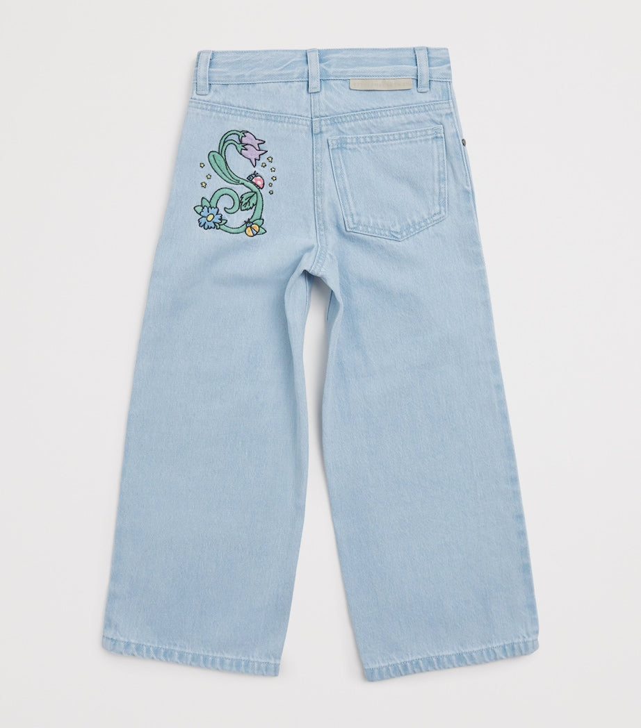 Stella McCartney Kids Embroidered Straight Jeans (2-14 Years)