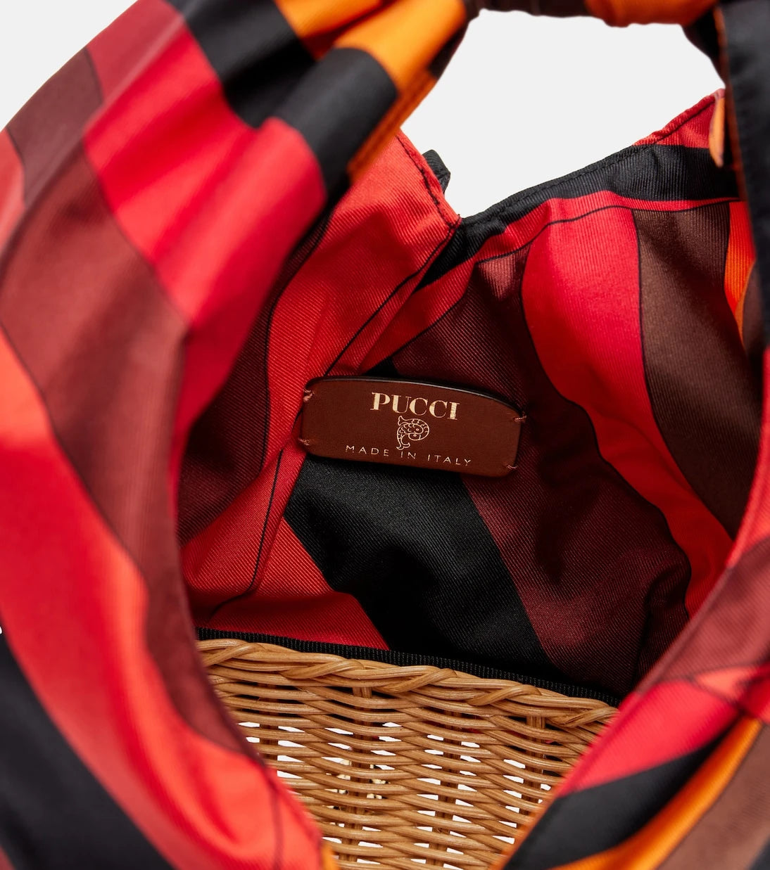 Pucci - Picnic Iride silk top-handle bag