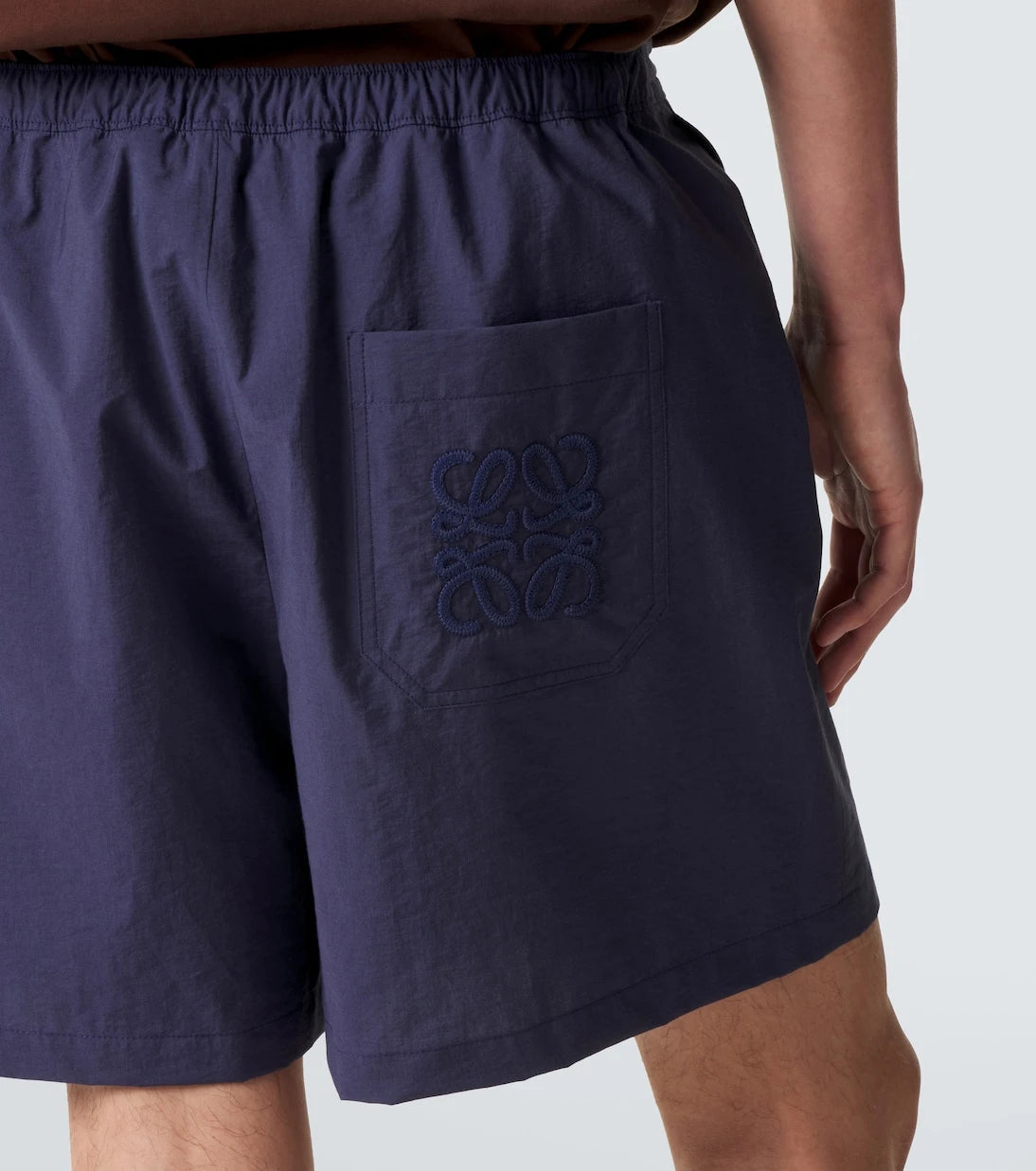 Loewe - Paula's Ibiza cotton-blend poplin shorts