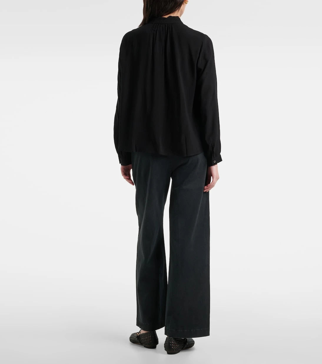 Velvet - Gabrielle draped rayon challis blouse