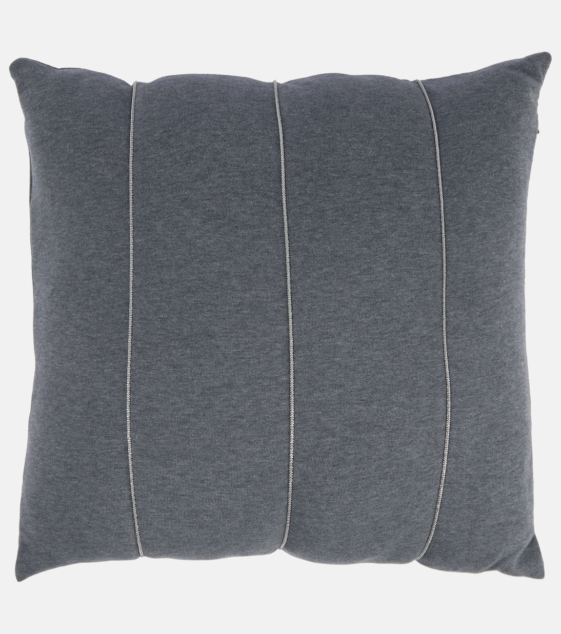 Brunello Cucinelli - Embellished cotton cushion