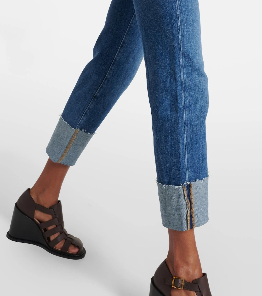 7 For All Mankind - Logan high-rise cropped slim jeans