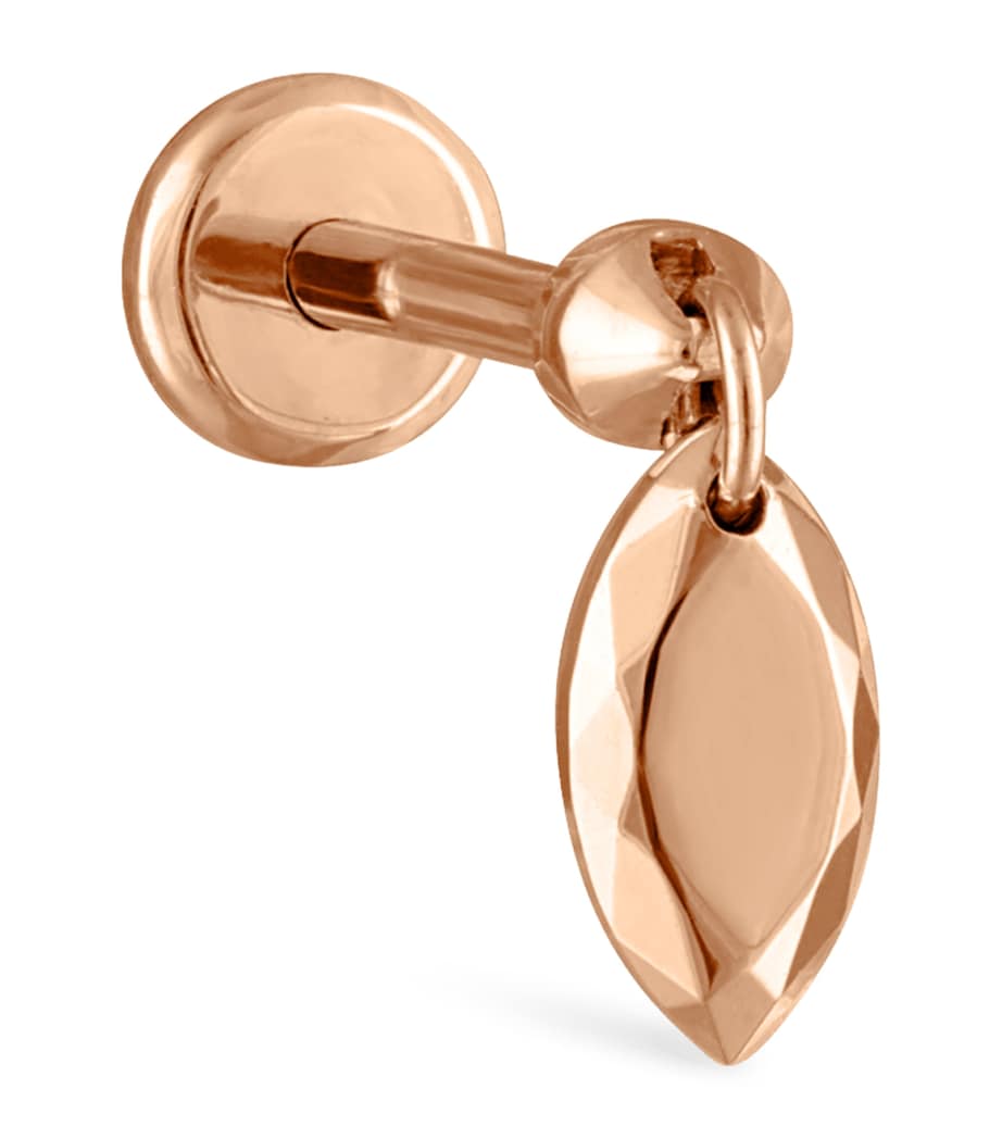 Maria Tash Faceted Gold Marquise Threaded Charm Earring (5.5mm)