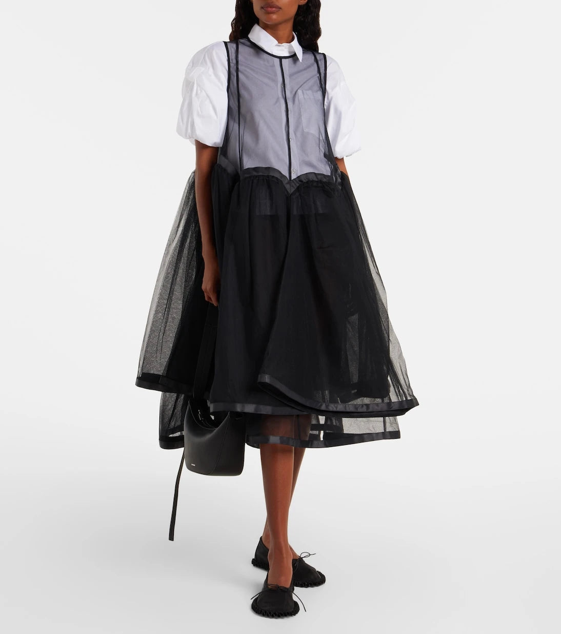 Noir Kei Ninomiya - Tulle midi dress