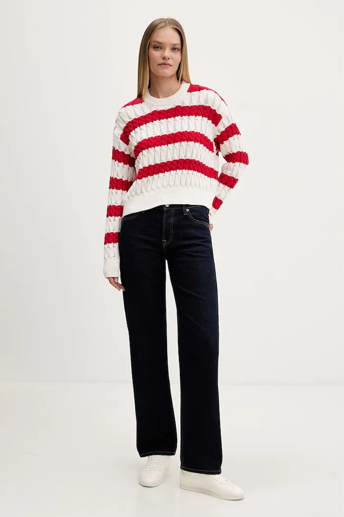 Tommy Jeans пуловер дамски от памук