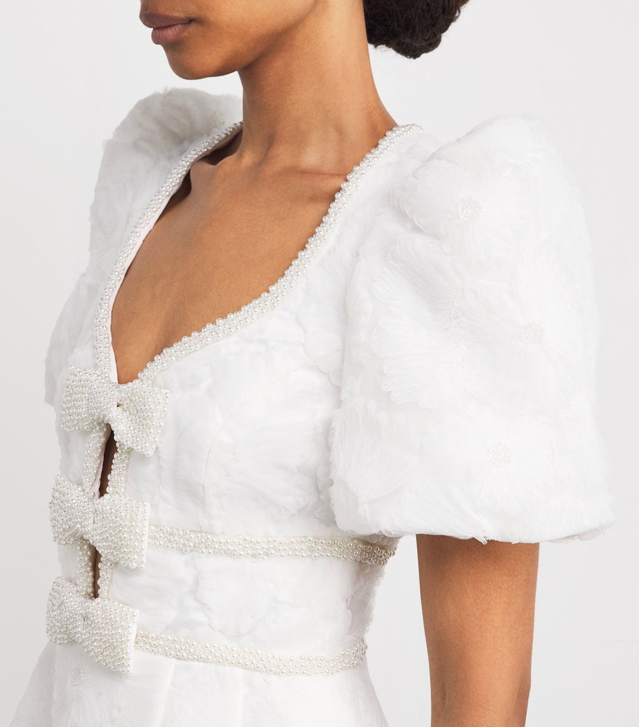 Rebecca Vallance Bow-Detail Deliah Mini Dress