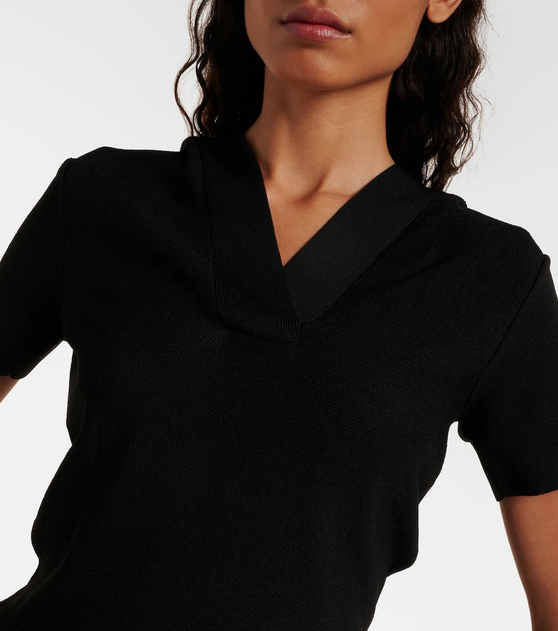 Alaïa - Cropped knit top