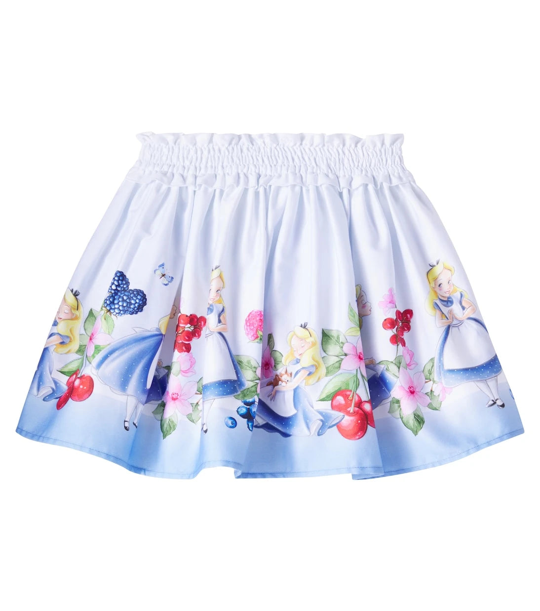 Monnalisa - Printed cotton skirt