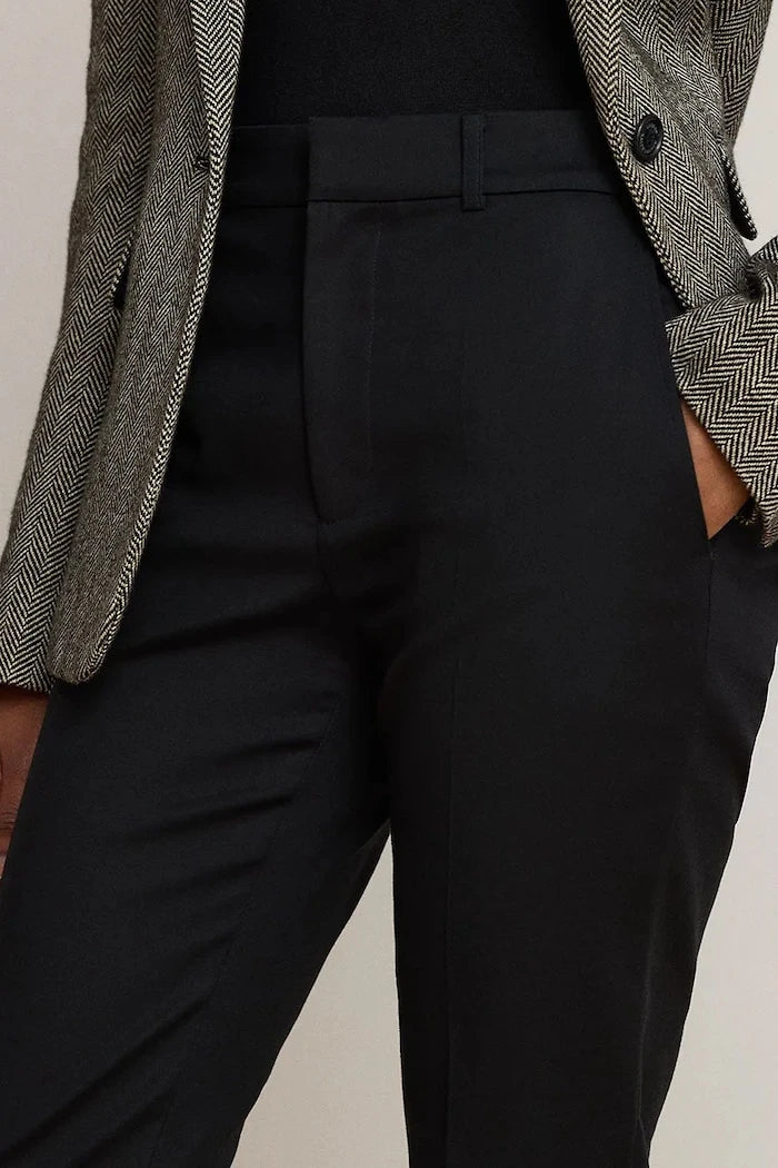 Lauren Ralph Lauren kadın pamuklu elastan slim fit pantolon