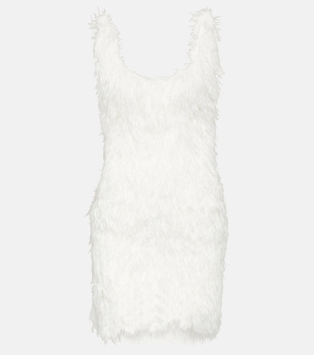 Coperni - Tüylü mini elbise