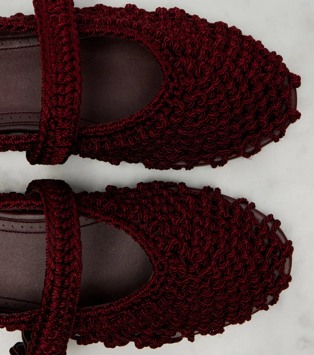 Alaïa - Satin cord Mary Jane flats