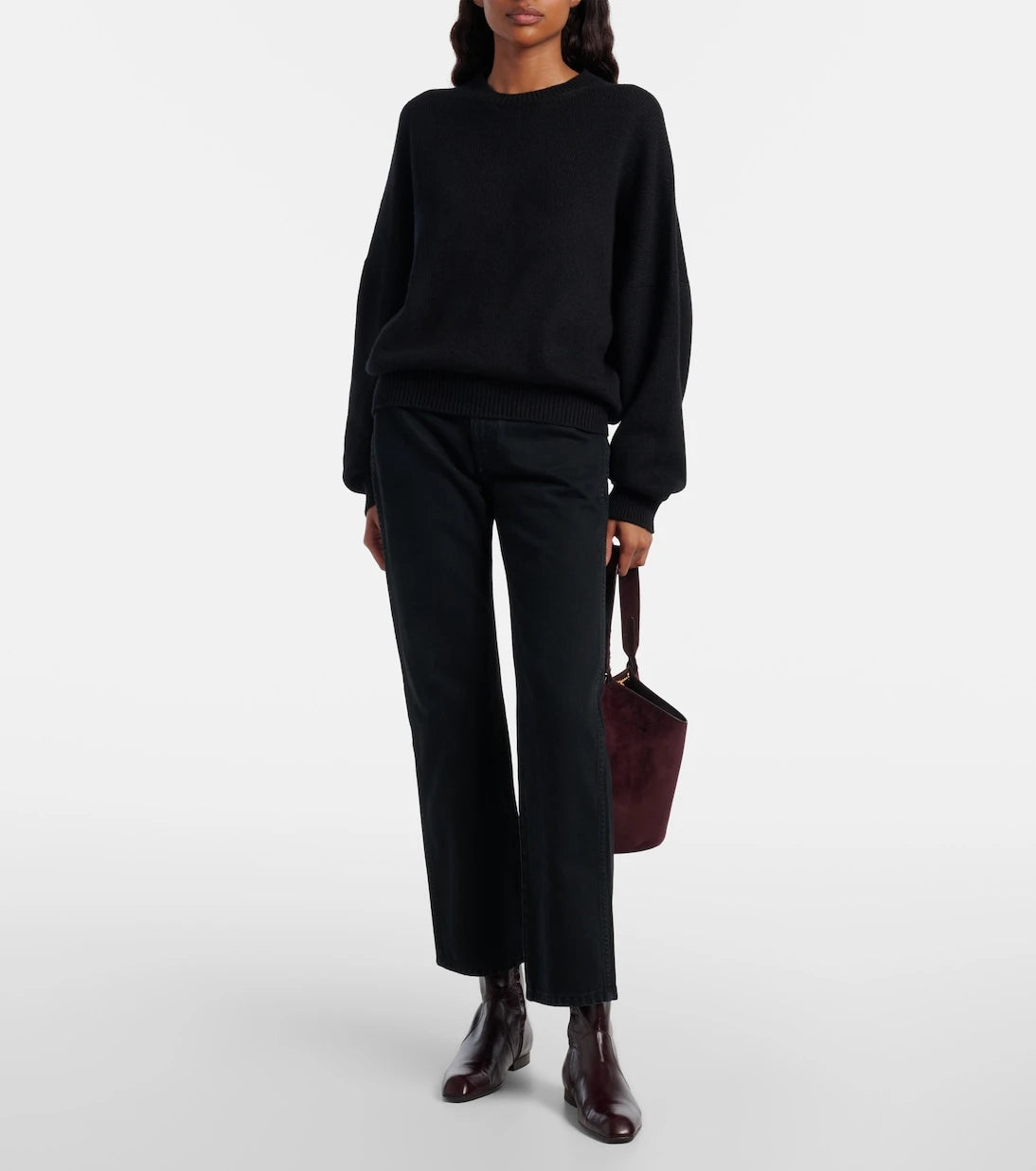 Khaite - Abigail cropped straight jeans