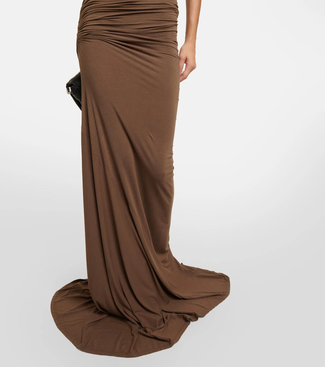 Entire Studios - Draped one-shoulder jersey gown