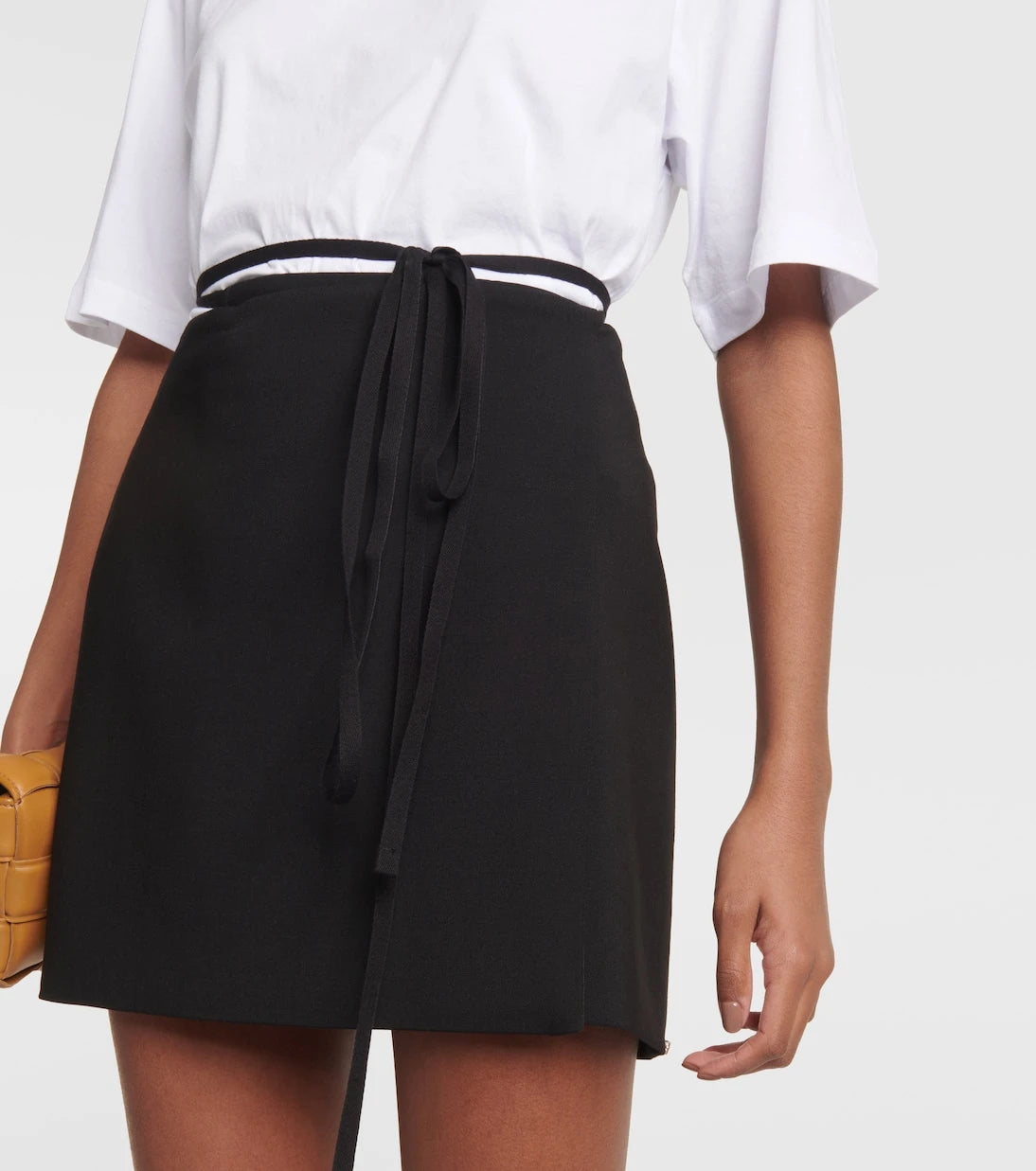 Sportmax - Genny wool-blend wrap skirt