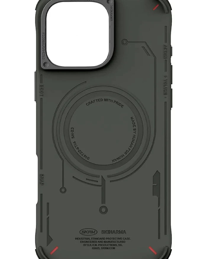 Skinarma iPhone 16 Pro Dahili Manyetik Halkalı Telefon Kılıfı