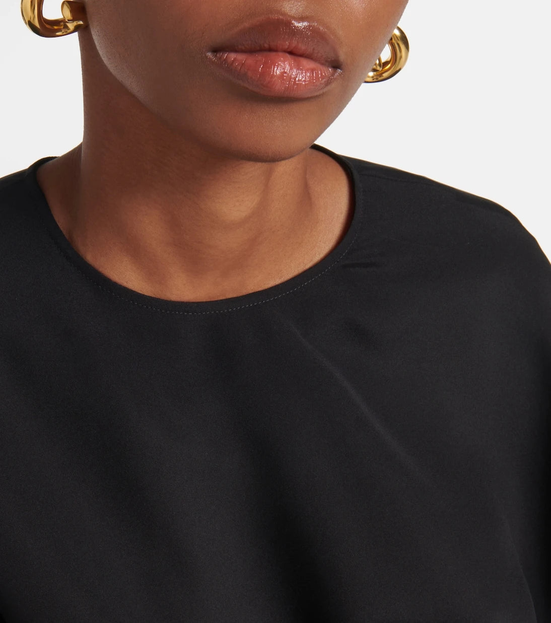 Fforme - Tenley draped silk top