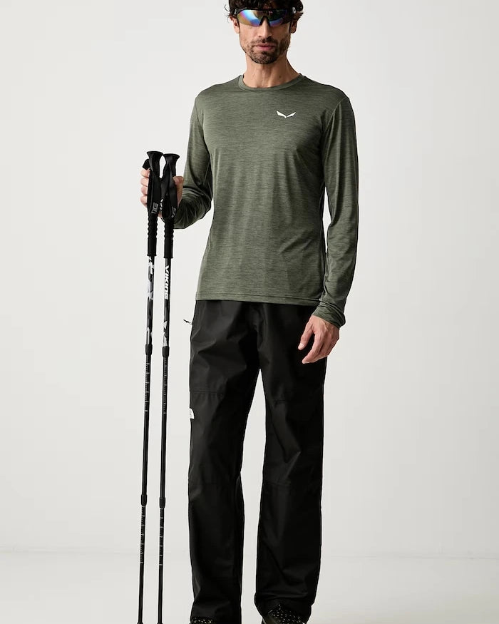 Salewa erkek uzun kollu spor üst Puez Melange Dry Tee
