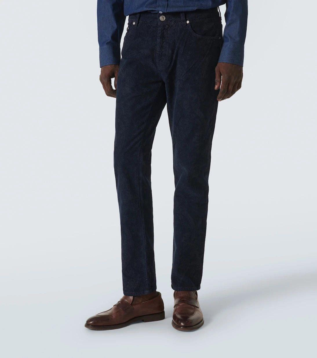 Etro - Printed straight jeans