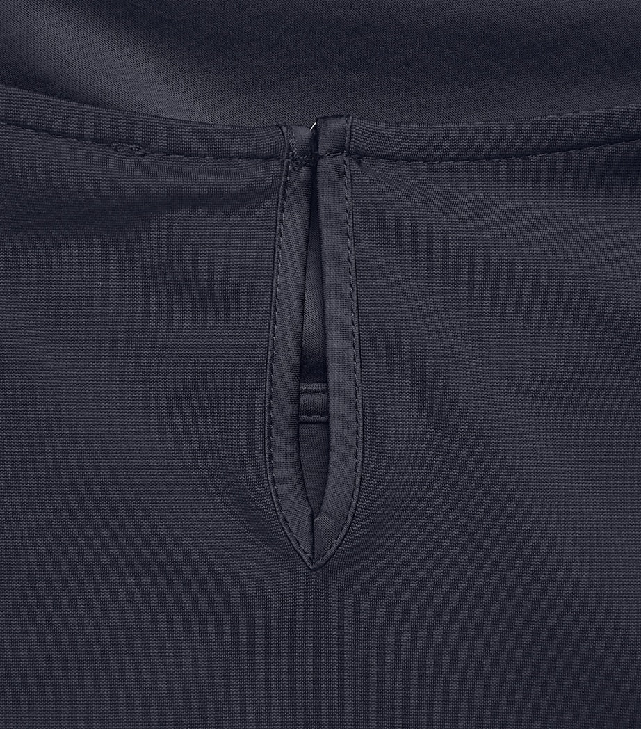 Weekend Max Mara Blue Satin-Front T-Shirt