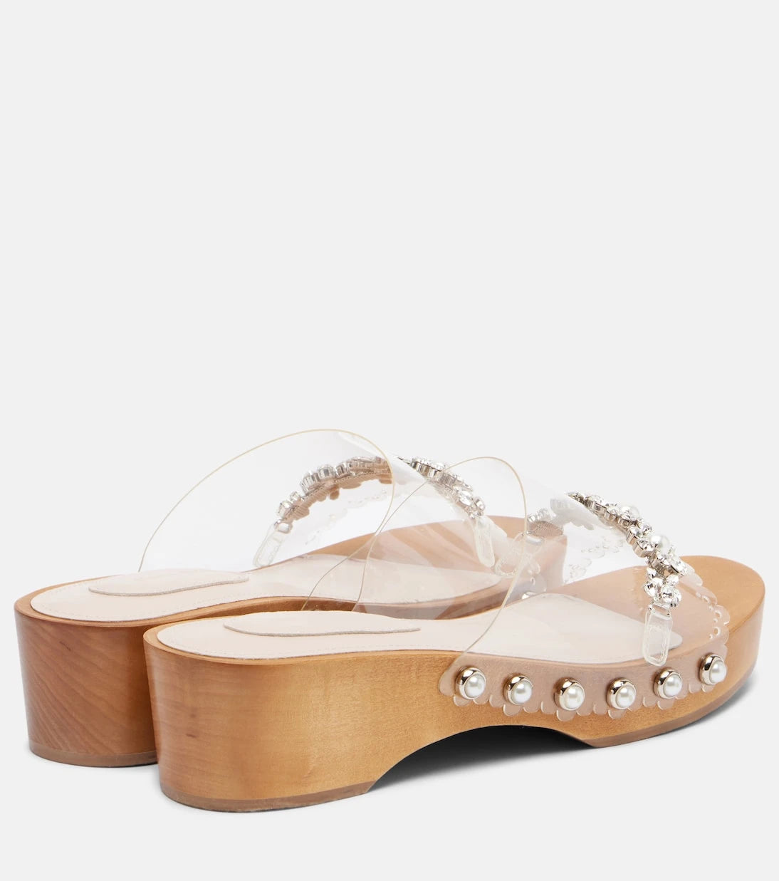 Simone Rocha - قباقيب PVC مزينة