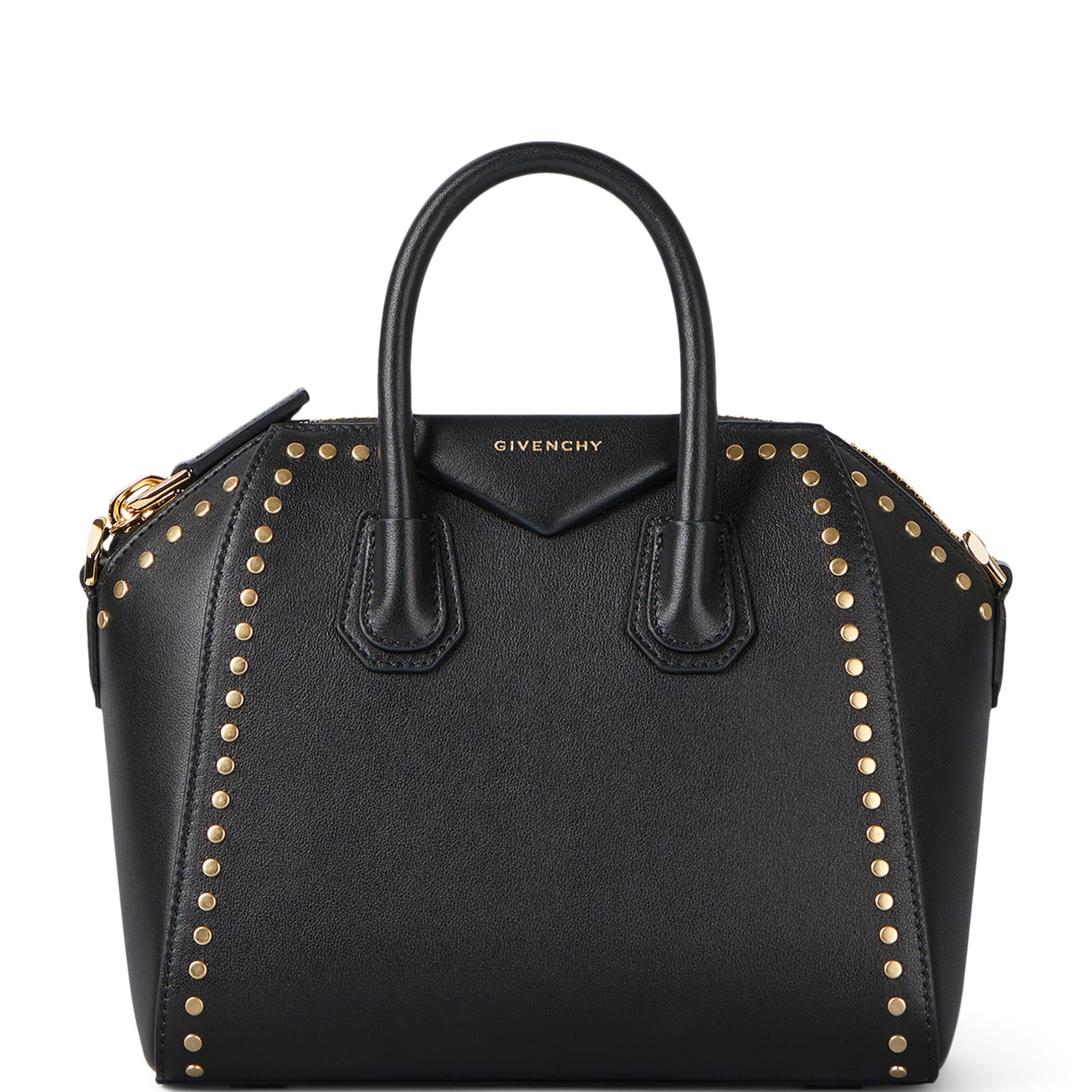 Mini Leather Antigona Top-Handle Bag