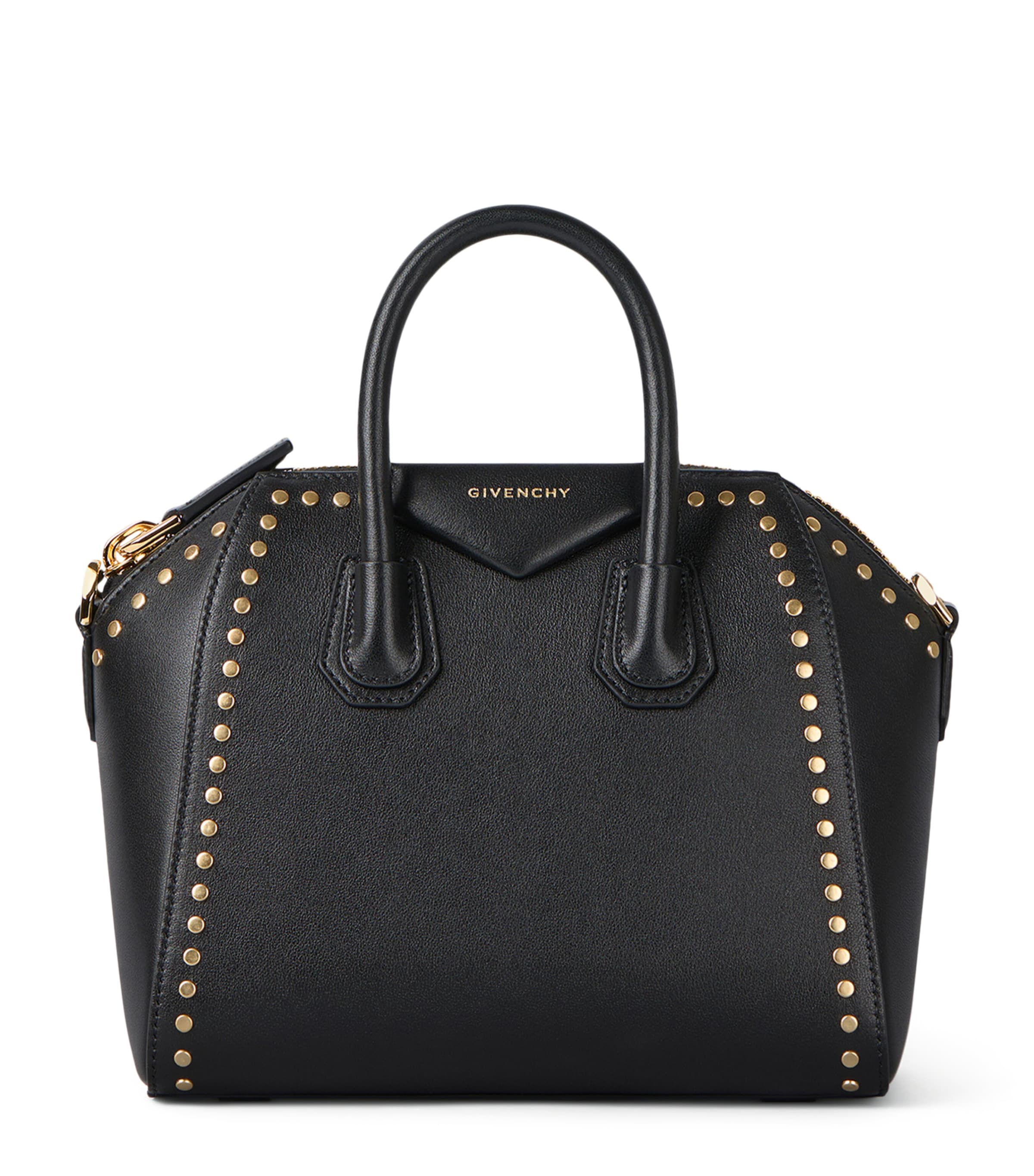 Mini Leather Antigona Top-Handle Bag