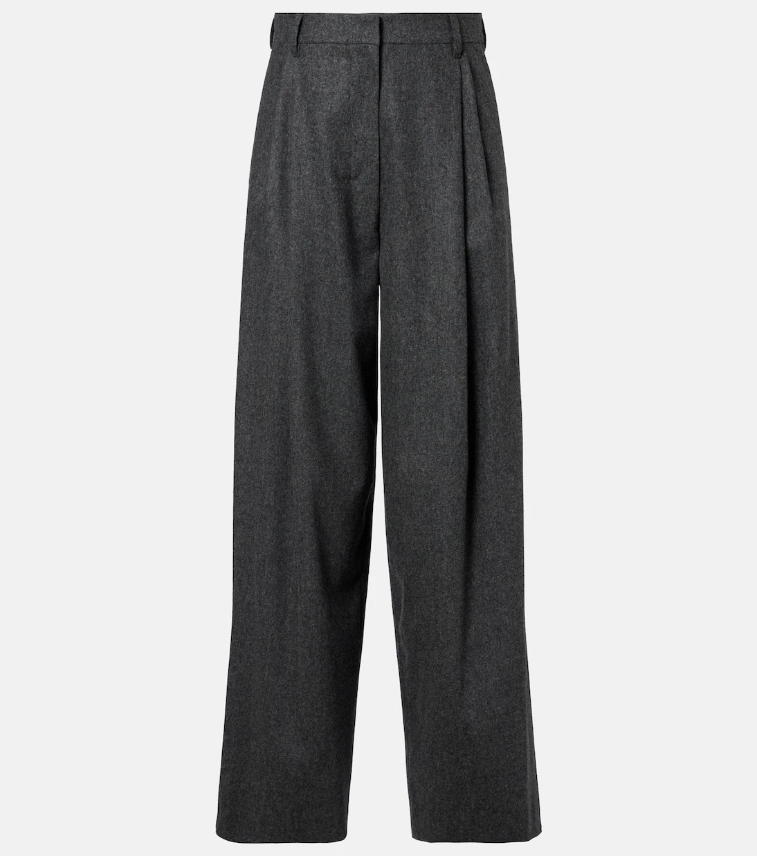 'S Max Mara - High-rise wool straight pants