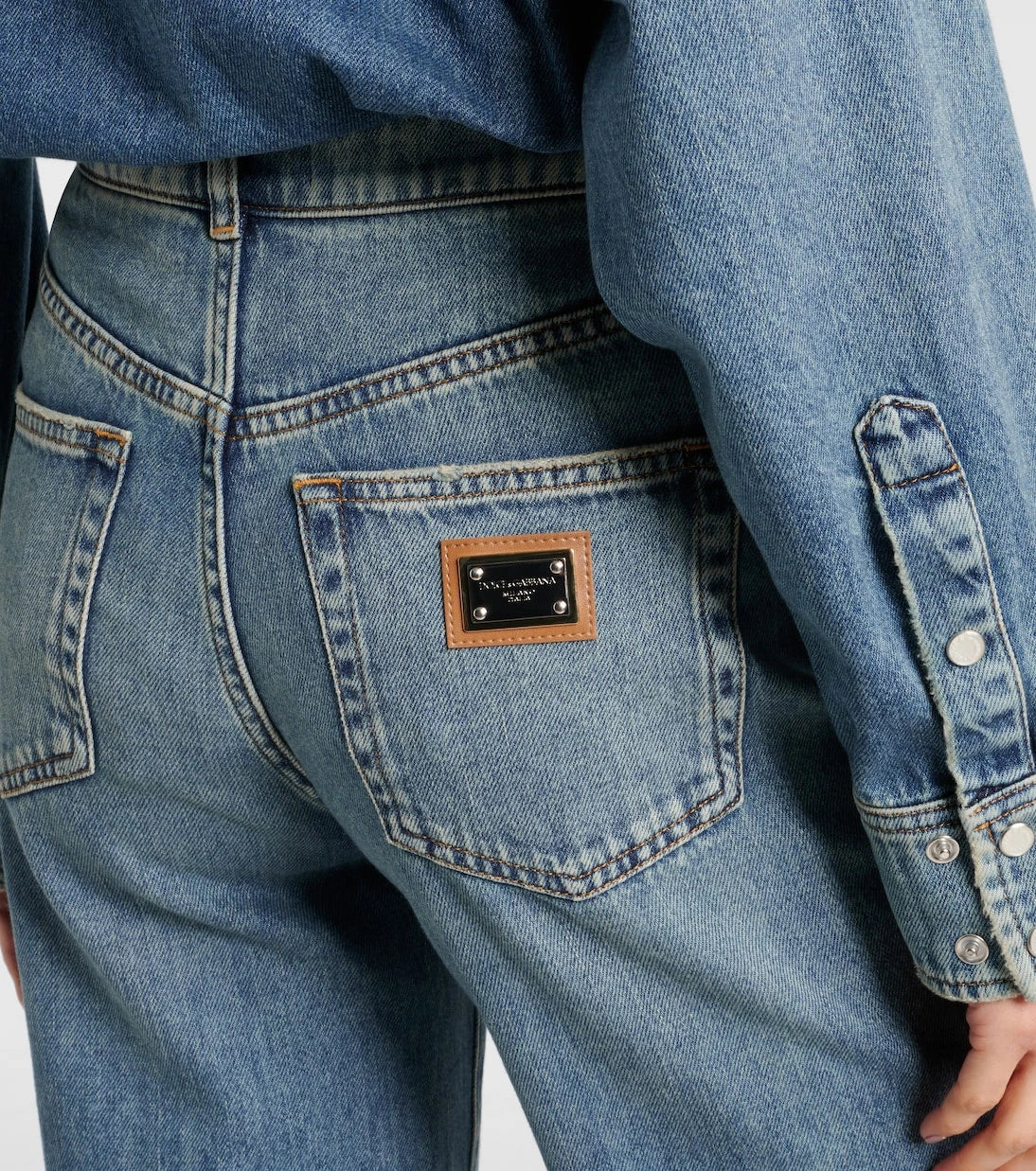 Dolce&Gabbana - High-rise wide-leg jeans