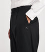 Our Legacy Black Wool Borrowed Chino Wide-Leg Trousers