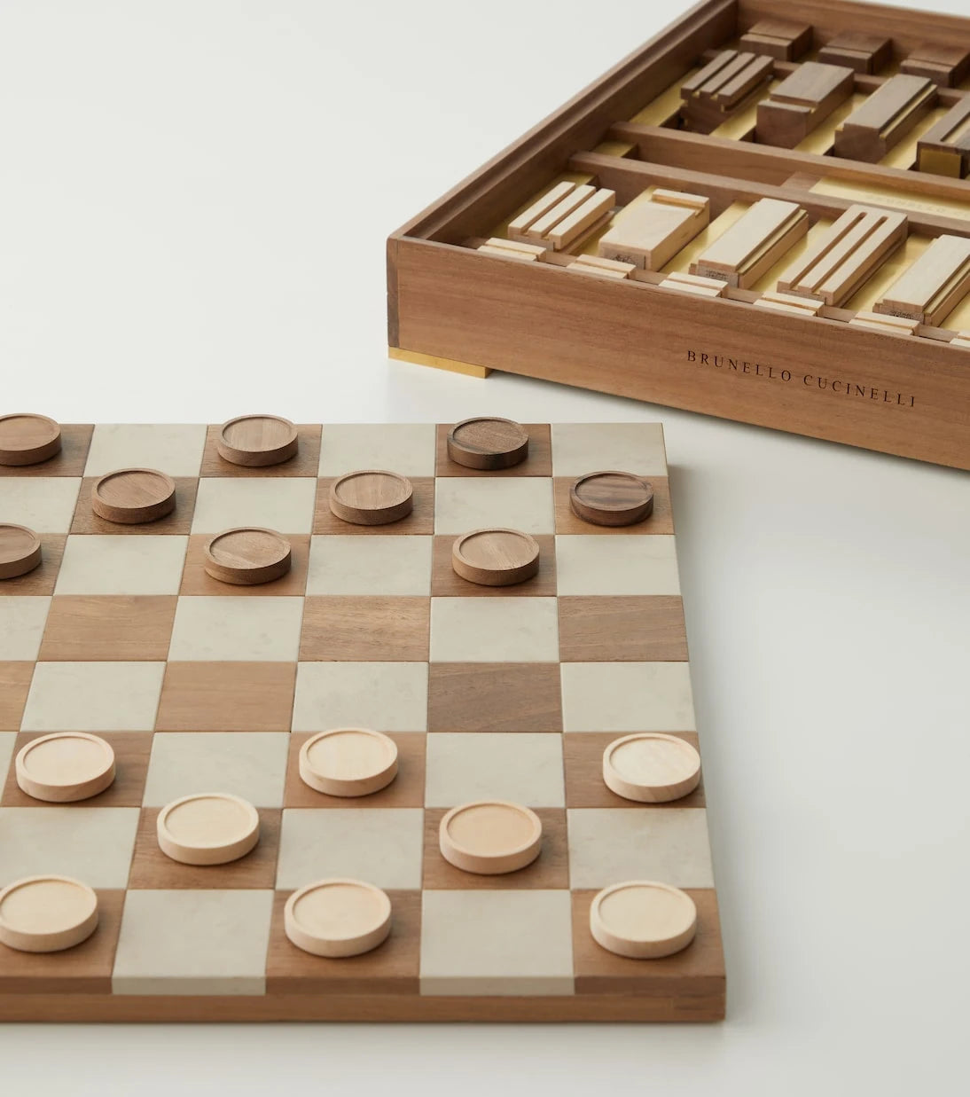 Brunello Cucinelli - Walnut board game