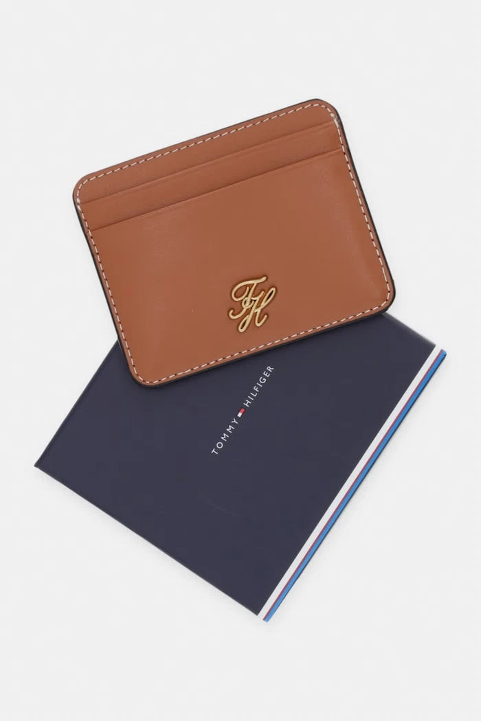 Tommy Hilfiger kadın deri kartlık