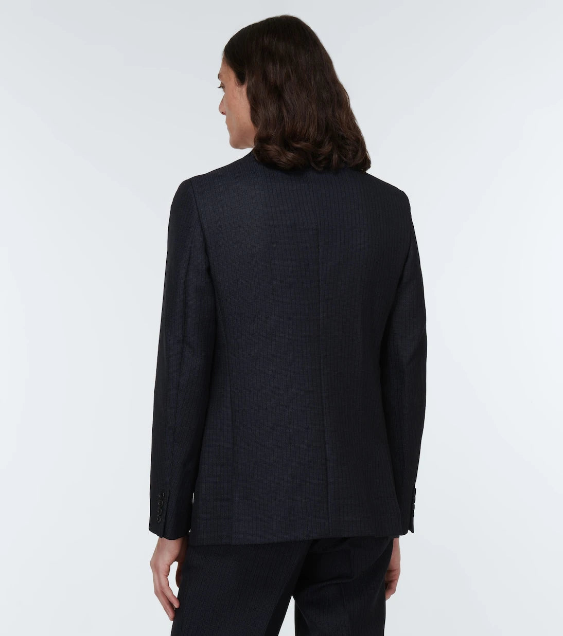 Comme des Garçons Homme Deux - Zip-embellished wool blazer