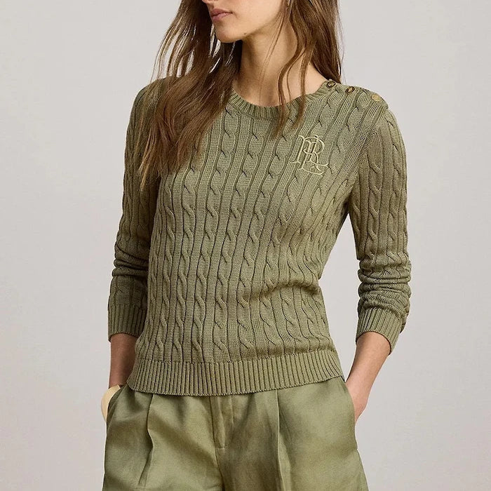 Lauren Ralph Lauren пуловер дамски с памук