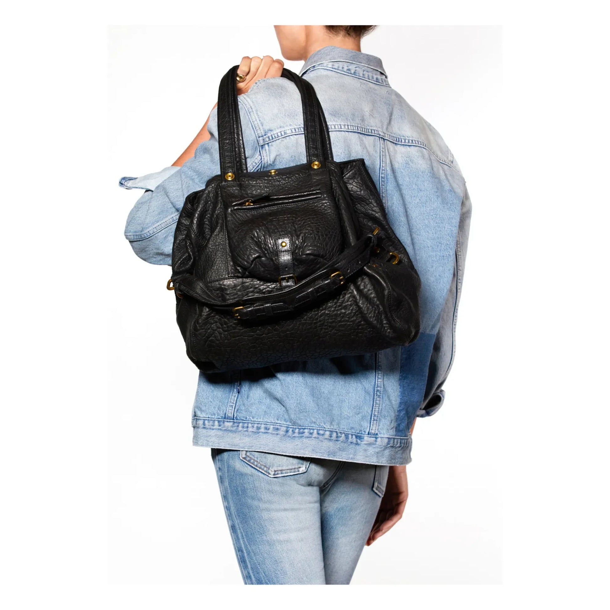 Jérôme Dreyfuss - Billy Lambskin Handbag - M | Black