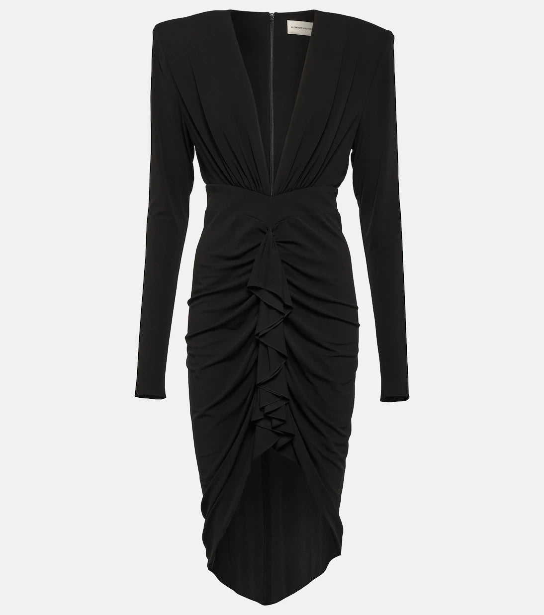 Alexandre Vauthier - Draped jersey midi dress